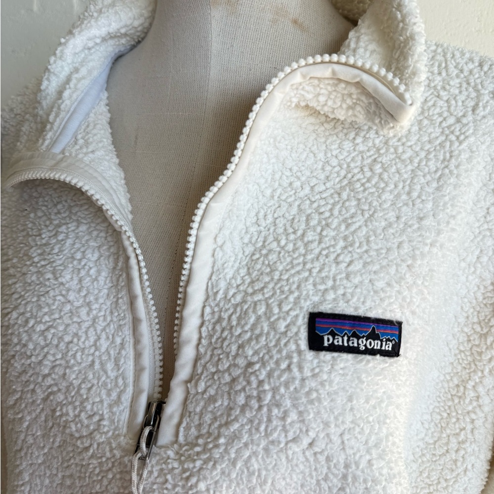 Patagonia Off-White Fleece Jacket - Picture 5 of 12